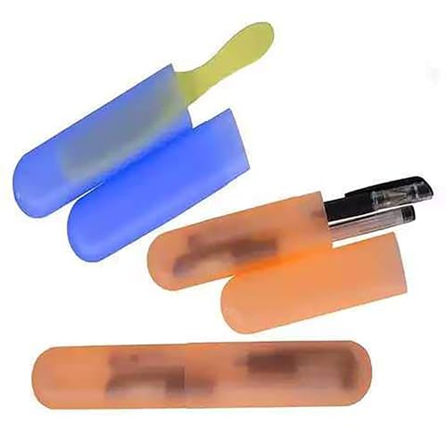 Image of MosQuick Toothbrush Cover case 4 Pc Plastic Anti-Bacterial Travel Protectors for Oral Care Portable Brush Holder for Bathroom Wall Trip & Travel Multicolor Toothbrush Case Box & Cover Container Set