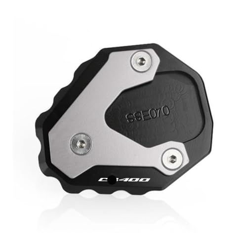 Plaque support latérale d'extension béquille CB400 en alu CNC robuste