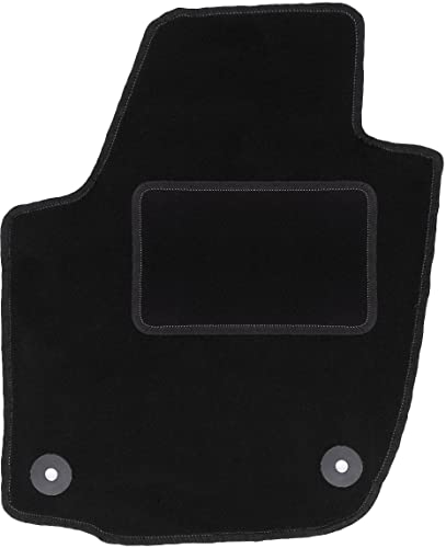 Wielganizator Tapis de Sol en Velours Noir, Tapis pour Voiture, Tapis Auto pour Skoda Rapid liftback, Berline, spaceback, Break (2013-2019)