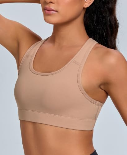 Image of Oalka Women's Racerback Sports Support Workout Running Bras
