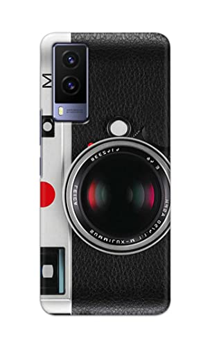 Image of Printed Hard Back Cover Case for Vivo V21e 5G Back Cover (Vintage Camera) -702