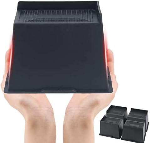 Amazon.com: DEDU Oversized Bed Risers 6 Inch Heavy Duty 4 Pack ...