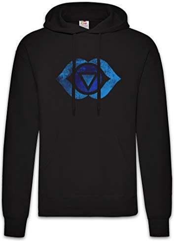 Chakra Ajnya Hoodie Urban Backwoods - Sweat à capuche mystique en coton