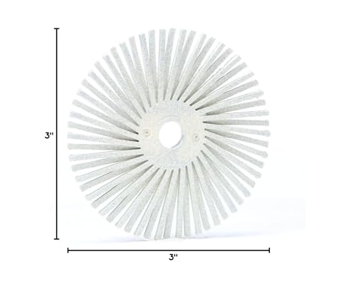 Image of Scotch-Brite Radial Bristle Disc, 3 in x 3 /8 in 120, 10 per Carton