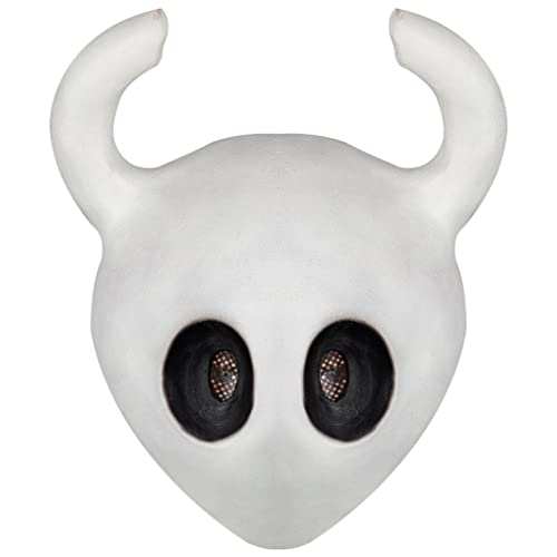 Generisch Hollow Knight Mask Party Latex Full Face Mask Halloween Cosplay Prop Generisch Hollow Knight Mask Party Latex Full Face Mask Halloween Cosplay Prop