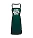 Edward Sinclair - Delantal de Cocinero Verde Verde Oscuro