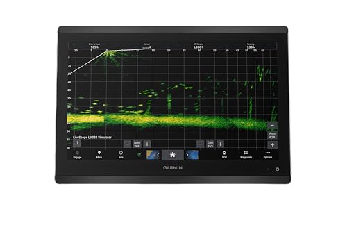 HNC GPSMAP 923xsv 010-02366-02, SideVü, ClearVü and Traditional Chirp Sonar with Worldwide Basemap, Compatible with Garmin, Black