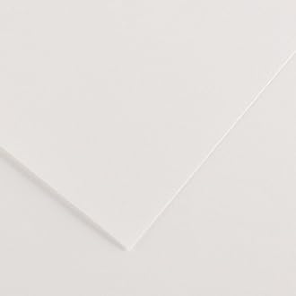 Canson Iris Vivaldi A4 185 GSM Smooth Colour Paper - White (Pack of 50 Sheets)