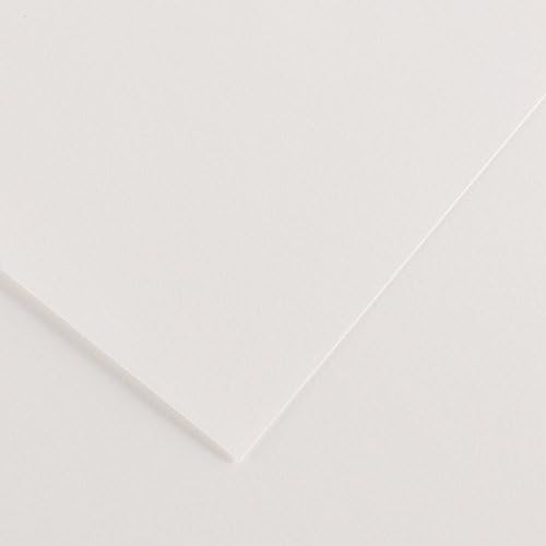 Canson Iris Vivaldi A4 185 GSM Smooth Colour Paper - White (Pack of 50 Sheets)