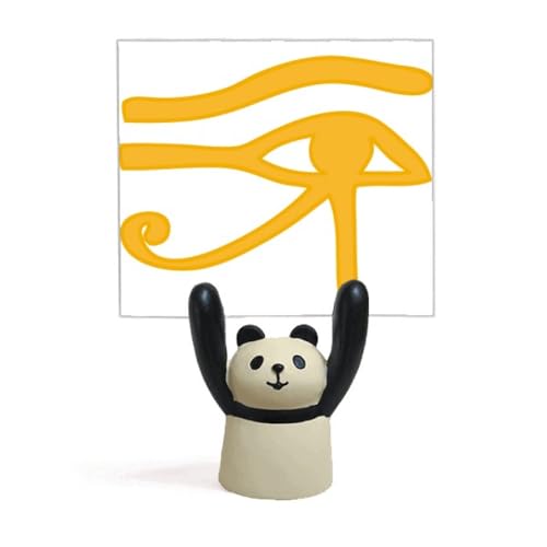 Support œil de l'Égypte ancienne idée cadeau panda dessin animé pour anniversaire