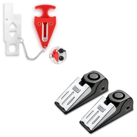 EMDMAK Door Stop Alarm and Portable Door Lock Cover
