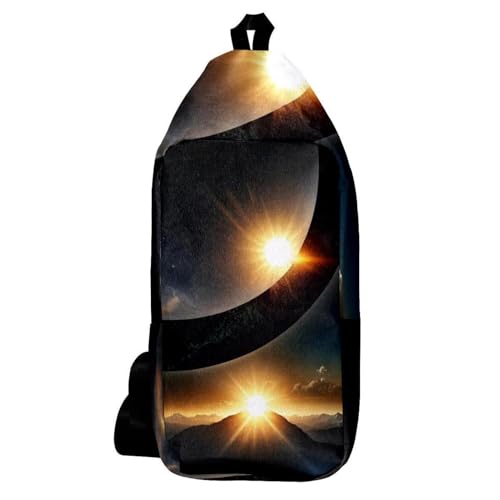 Sac à dos à bandoulière multicolore homme et femme 16x36.5cm