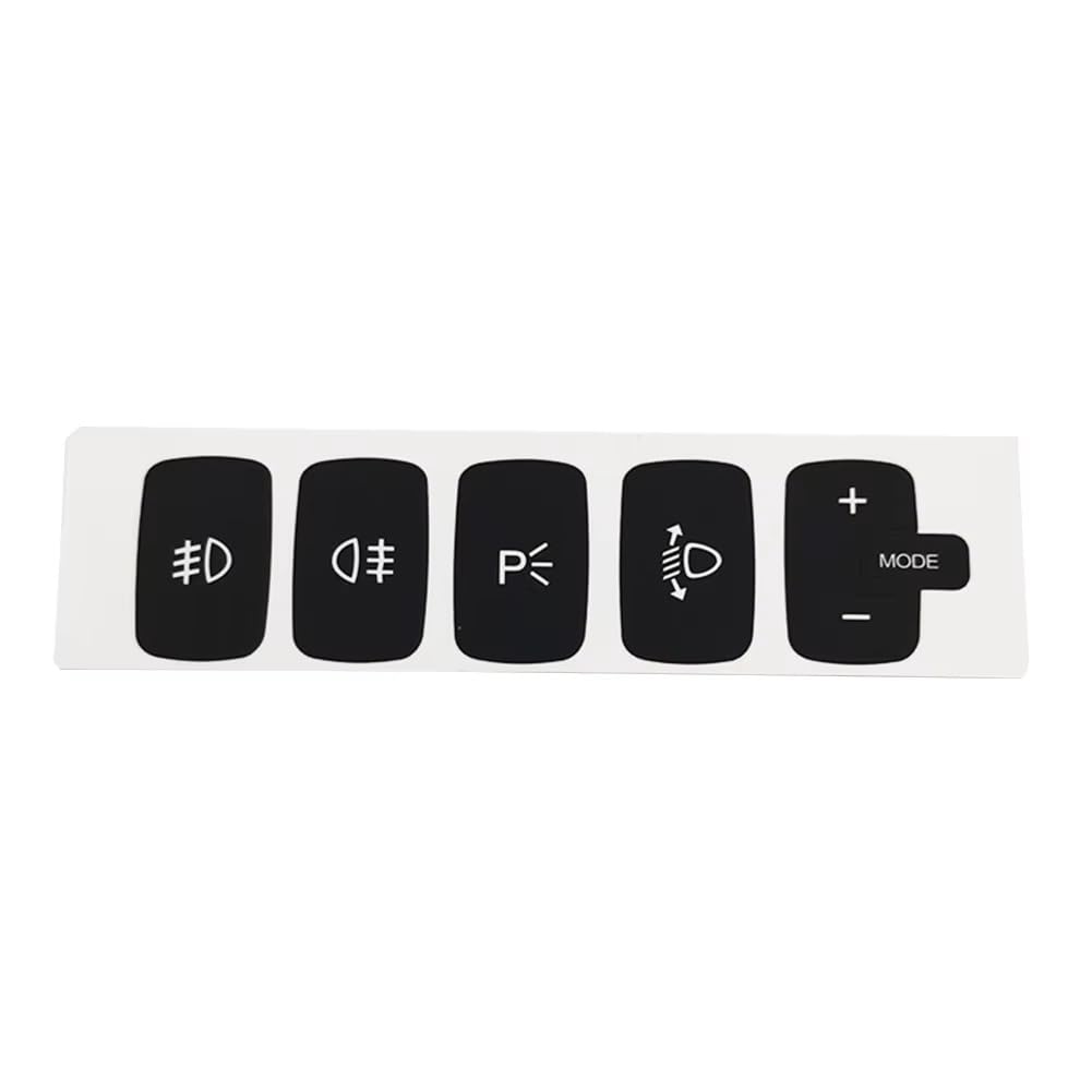 Autocollant bouton phares Fiat Croma abîmé fixe - 6