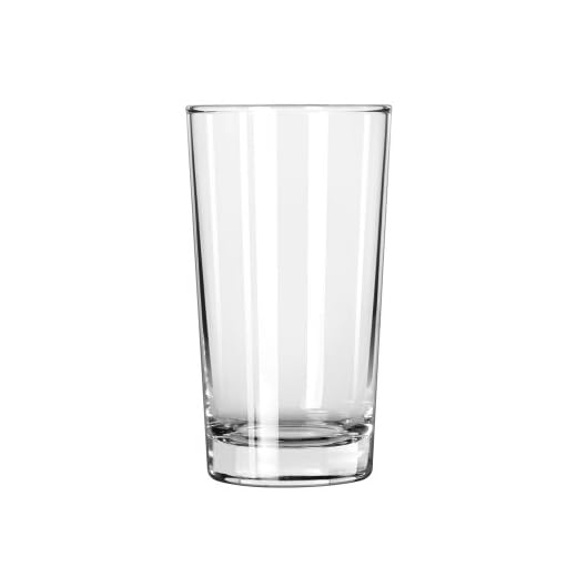 Libbey Glassware 132 Heavy Base Hi-Ball Glass, 8 oz. (Pack of 48)