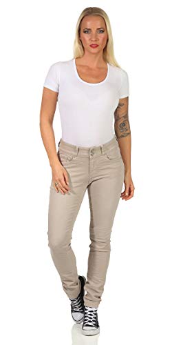 Buena-Vista-Jeans-Hosen-Damen-tummyless-Stretch-Twill-Damen-Taupe-beige