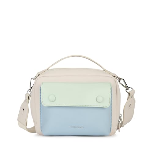Fastrack Pastel Satchel Bag for Women | Faux Leather Handbag with...