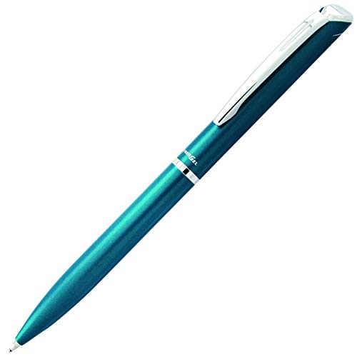 Pentel EnerGel Liquid Gel Retractable Rollerball Pen, Sky Blue Metal Barrel, Gift, Everyday Use, Office Supplies, Black Ink, 0.7mm Medium Point, BL2007S-AE1, 1 Each Includes Gift Box by Pentel - Image 2