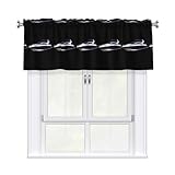 qqoupp Cortina corta con cenefa de 54 x 18 pulgadas, patrón de yates de lujo, decoración del hogar, bloqueo de luz suave al tacto, para ventana de cocina y baño