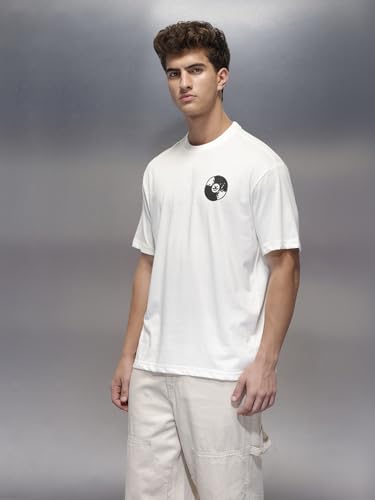 WROGN Store WROGN Men's Cotton T-Shirt White L - Image 6