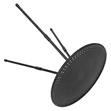 MAGICLULU Kleiner Runder Klappbarer Campingtisch Höhenverstellbarer Outdoor Picknicktisch Tragbarer Gartentisch für Camping Strand und Garten