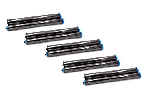 vhbw pellicola termica (confezione da 5) compatibile con EGT Galeo 4010, 4200, 4200 Series fax, stampante - Rotolo termico compatibile, 30m senza chip
