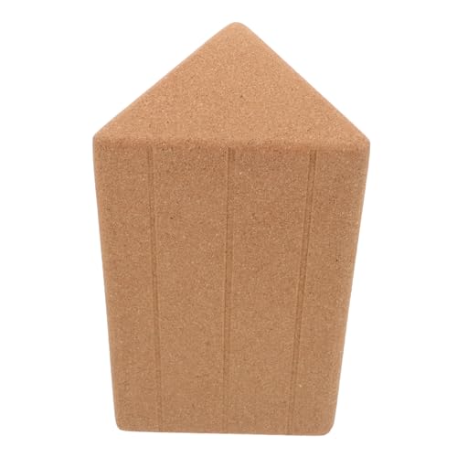 Happyyami Cork Yoga Block for Training Lightweight Exercise Brick for Stretching Relaxation Material for Use