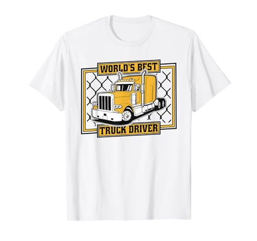 Miglior camionista del mondo Trucker Legends Lover Truck Driver Maglietta