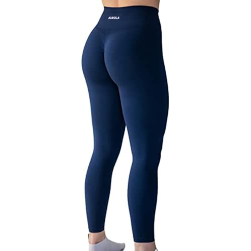 AUROLA Workout Leggings for Women Seamless Scrunch Tights Tummy Control Gym Fitness Girl Sport Active Yoga Pants