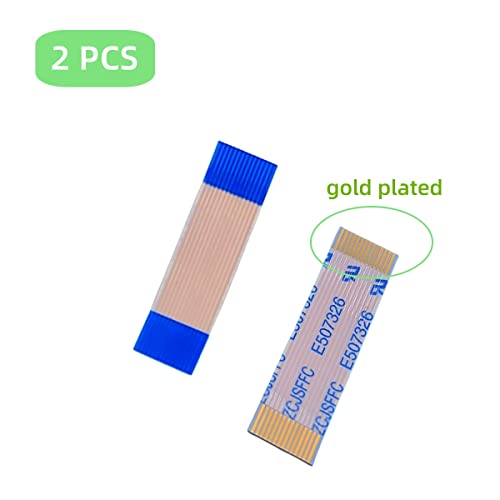 Funayama Flexible Flat Cable, Gold Plated 14Pin Flexible Flat Ribbon Cable 0.5mm Pitch FFC FPC for WH-1000MX3 WH-1000MX4 Headphones Charging Port Connectors(2PCS)