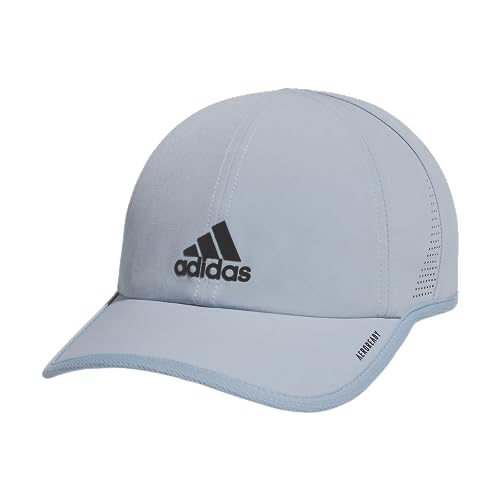 adidas Superlite 2 Relaxed Adjustable Performance Cap, Wonder Blue/Black, One Size
