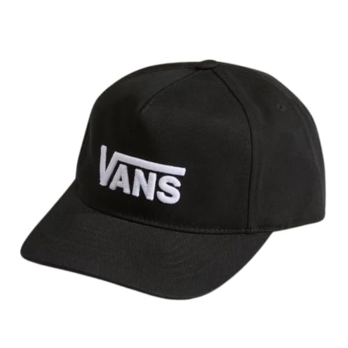 Vans Drop V Logo Snapback, Negro, Talla Única, Negro, Talla única