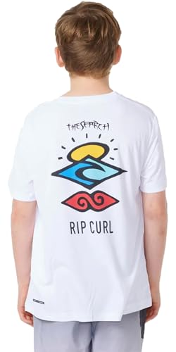 Rip Curl Boys' Icons Surflite UPF 50+ Sun Protection Short Sleeve Rashguard3