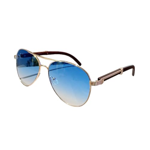 Lunettes de soleil luxe en métal pour une élégance intemporelle