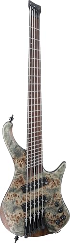 Ibanez Bass Workshop EHB1505MS 5-string Multi-scale Bass Guitar - Black Ice Flat