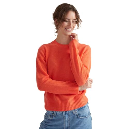 Women's 100% Pure Cashmere Long Sleeve Crew Neck Sweater - Soft, Warm, and Stylish Winter Knit Pullover