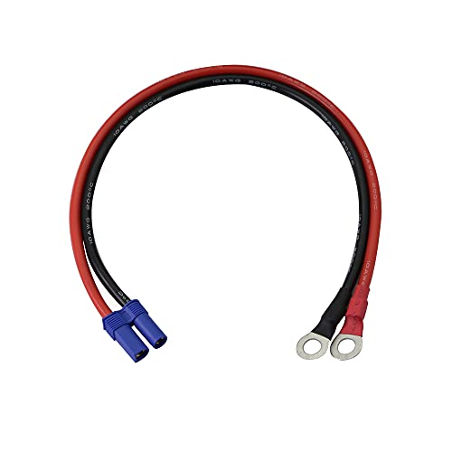 Cable De Extensión EC5 Macho A Hembra – 1 Metro De Largo, Calibre 10 AWG, Para Baterías RC Lipo, Drones Y Modelos Grandes