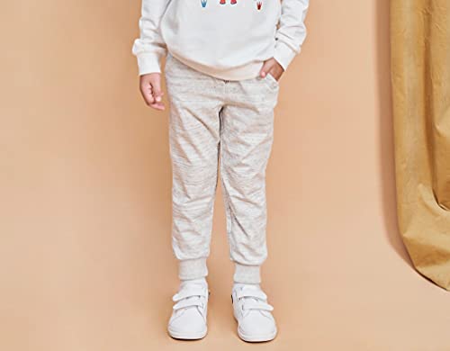 Image of Little Boys Jogger Pants Toddler Boys' Drawstring Elastic Waist Cotton Casual Sweatpants 1PC / 2 PCS Set
