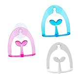 Healifty Porta Esponjas Ventosa 3 Piezas Soporte para Estropajo Rejilla para Escurrir Esponjas Plástico Instalación Fácil Cocina y Baño Organizador para Hogar y Restaurante
