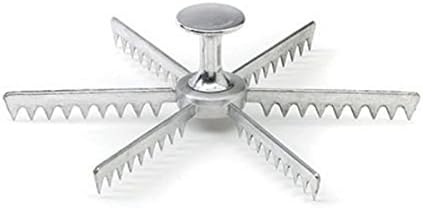 Royal Industries Pie Marker, Cast Aluminum, 10 Cut, Silver, Commercial Grade