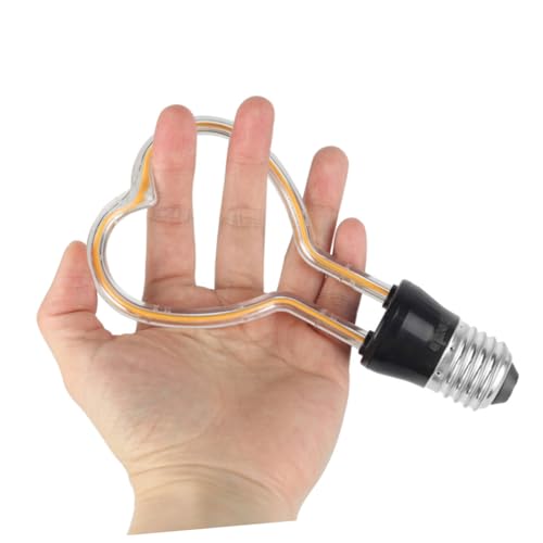 Artibetter MJPCP18M5034WMAR15XS5 1Pc Creative Led Bulb Light Vintage Led Bulbs Led Filament Bulb Ring Bulb Heart Lights Bulb Lamp Ring Lightbulb Heart Lamp Vintage Bulb Light Bulb Led Bulb Decor Light thumb #7