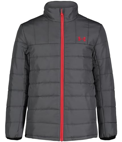 Image of Under Armour Boys' Westward 3-in-1 Jacket, Removable Quilted Liner & Hood, Windproof & Water Repellant