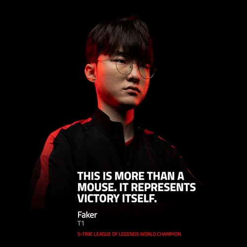 Razer Viper V3 Pro Faker Edition - Ultralight Wireless Esports Gaming Mouse - 8k Hz HyperPolling (54g Lightweight Design, Focus Pro Sensor 35K DPI, HyperSpeed Wireless, 95 Hours Battery Life) Faker view 2