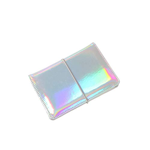 Wharick Reisepasshülle Halter Reisepass Ausweishülle Hülle Kunstleder Zertifikate Aufbewahrungstasche Reisepass Hülle Schutzhülle Silber Cover