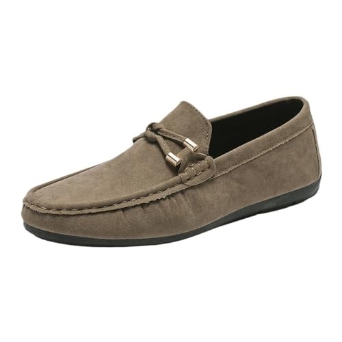 Men's Loafers Shoes Suede Vamp Moccasins Loafers Flexible Resistant Lightweight Casual Classic