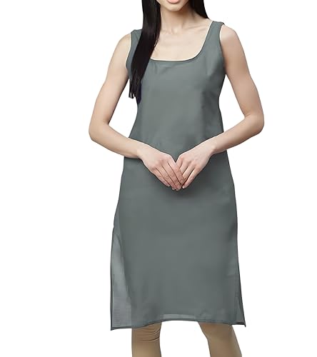 Image of Inner Slip for Women, Cotton Long Camisole Slip for Chikankari Dress, Sameez for Girls, Inner Wear for Summer