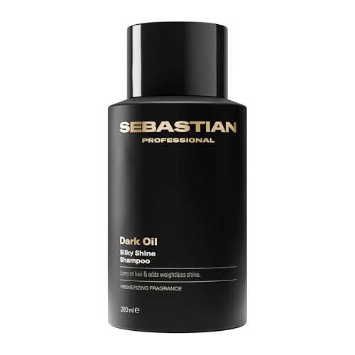 Sebastian Professional Dark Oil | Champú Revitalizante Profesional | Para un Cabello Sedoso y Brillante | Brillo y Antiencrespamiento | Apto Para Todo tipo de Cabello | 280ml