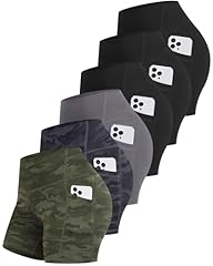 6 Packs - Black/Black/Grey/Camo Green/Camo Grey