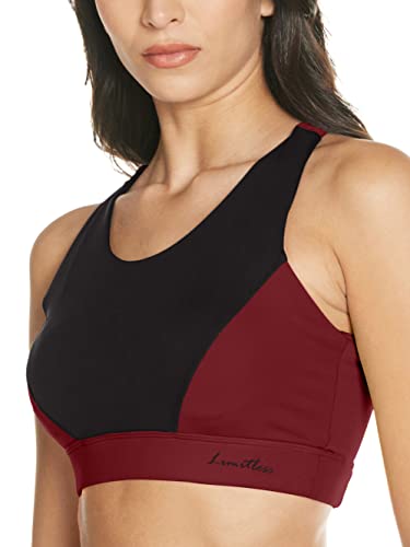 Image of Longies Women's Polyester, Spandex Padded Wire Free Sports Bra