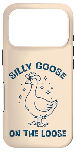 Cowboy Goose Silly On The Loose �������듮�� �����Y ���f�B�[�X �L�b�Y �X�}�z�P�[�X iPhone 17 Pro �p
