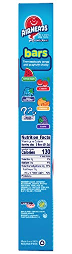 Airheads Candy Bars, Variety Bulk Box, Chewy Full Size Fruit Taffy, Back to School, Parties, Concessions, Non Melting, 72 Individually Wrapped Full Size Bars